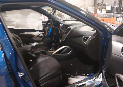 2016 Hyundai Veloster from USA, damaged, VIN KMHTC6AD7GU302358